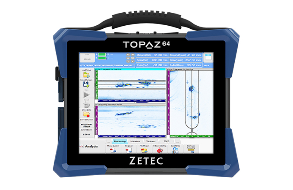 Portable phased array UT instrument with total focusing method (TFM) capabilities